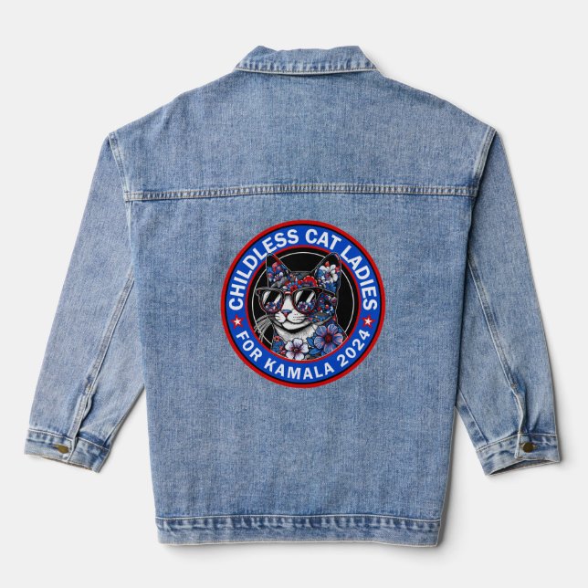 Votez Kamala US 2024 Dems pour les femmes chats sa (Verso)