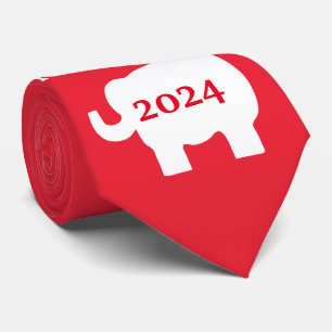 Votez le Cravate de l'éléphant républicain Red Man