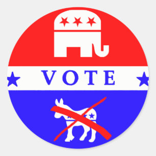 Votez le sticker républicain