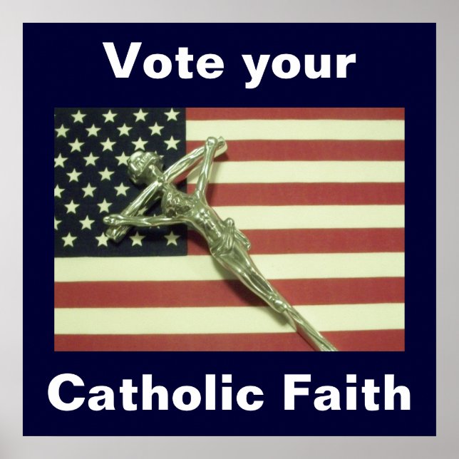 Votez votre affiche de la foi catholique (Devant)