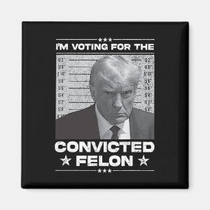 Voting Convicted Felon 2024 - Trump 2024 Convicted Magnet