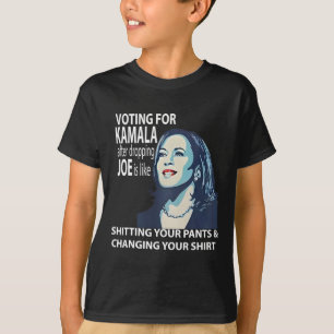 Voting For Kamala After Dropping Joe Is Like Ting T-Shirt