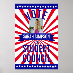 voting poster class president, student council