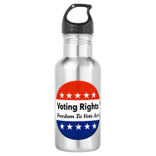 Voting Rights Freedom To Vote Act 532 Ml Water Bottle