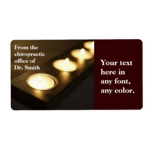 Votive Candles Label