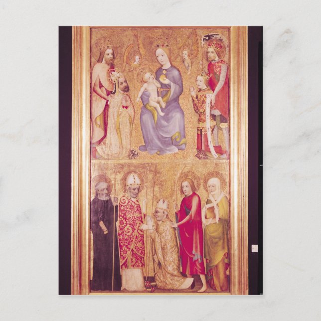 Votive panel Archbishop Jan Ocko of Vlasim Postcard (Front)