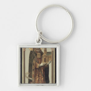 Votive Panel Depicting St. Ansgar, 1457 Keychain