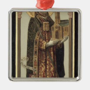 Votive Panel Depicting St. Ansgar, 1457 Metal Ornament