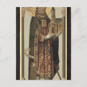 Votive Panel Depicting St. Ansgar, 1457 Postcard