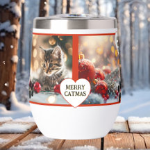 Votre 4 Chat Photos Jolies Paruline Isolée de Noël