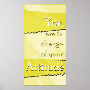 Votre affiche de motivation d'attitude