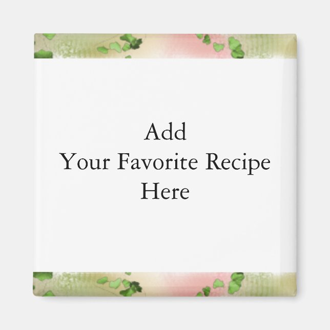 Votre aimant de recette favori (Devant)