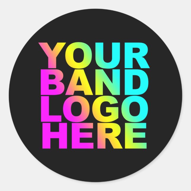 VOTRE BANDE LOGO STICKERS (Devant)