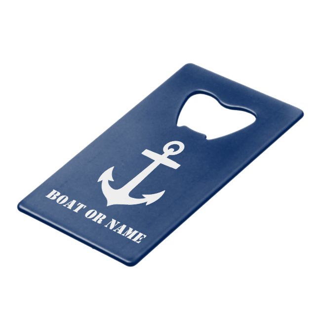 Votre bateau ou nom Nautical Classic Ancre Marine (Devant Angle)