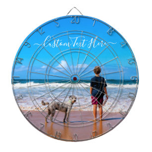 Votre cadeau de Cible de flechettes photo avec tex