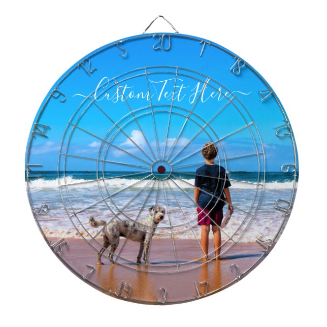 Votre cadeau de Cible de flechettes photo avec tex (Devant)