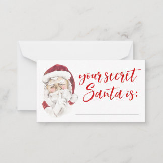 Votre carte cadeau Secret Père Noël