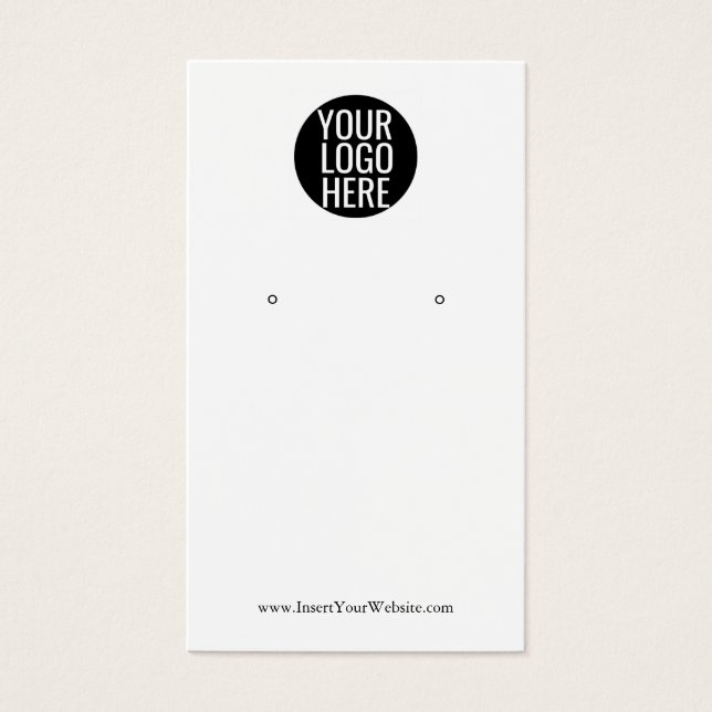 Votre carte d'affichage d'écoute de logo (Devant)