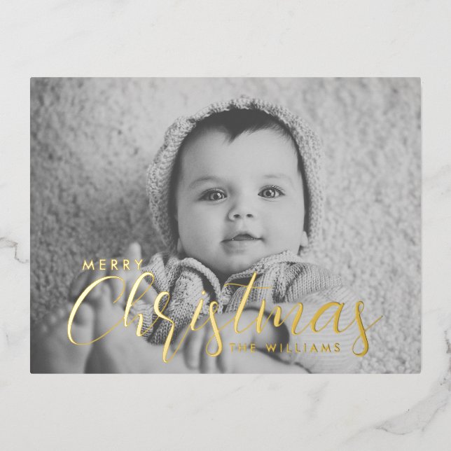 Votre carte de Noël photo | Joyeuse huile Noël (Recto)