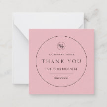 Votre carte de note classique du Merci d'affaires