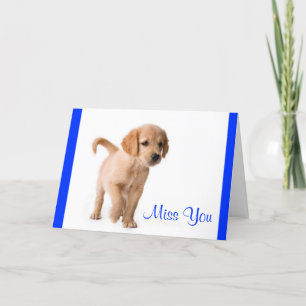 Votre Carte De Voeux De Chien À Remise D'Or