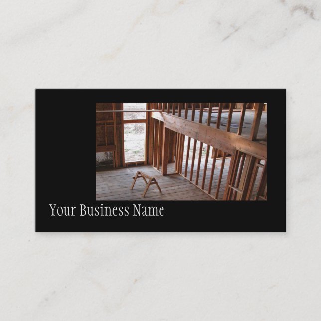 Votre carte d'entreprise de construction (Devant)