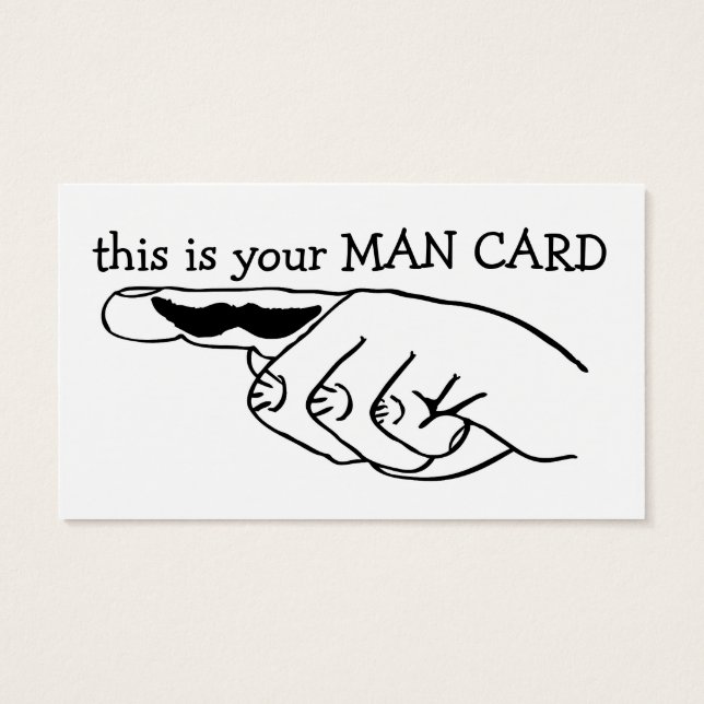 Votre carte Man (Dos)