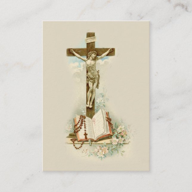 Votre carte sainte croisée de St Francis de Sales (Devant)