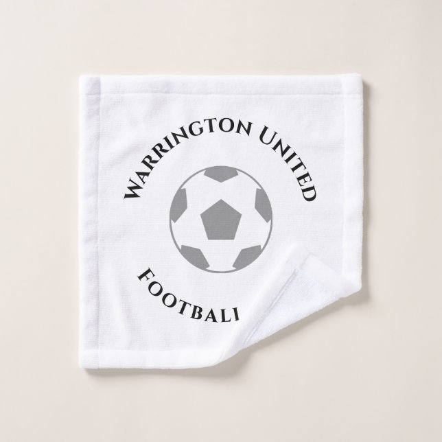 Votre club de football Nom linge (Gant de toilette)
