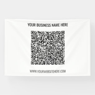 Votre code QR et votre bannière professionnelle de