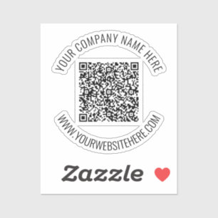 Votre code QR et votre Sticker professionnel de te