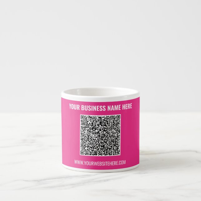 Votre code QR - Mug - Texte et couleurs personnali (Devant)