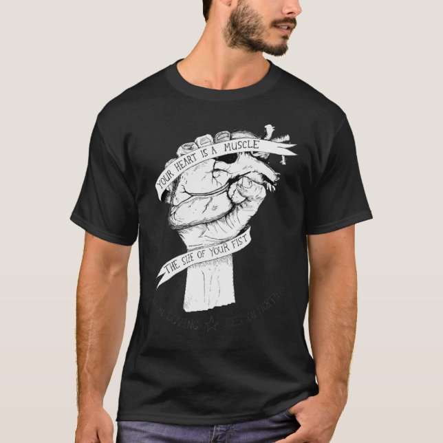 Votre Coeur Est Un T-shirt Classique Muscle (Devant)