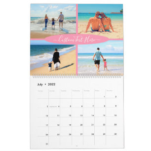 Votre Collage de photos favori Calendrier Texte pe