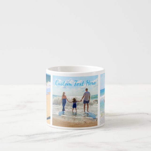 Votre collection de photos Espresso Mug avec texte (Devant)