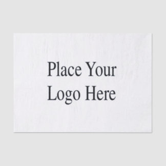 Votre de logo papier de soie de soie ici