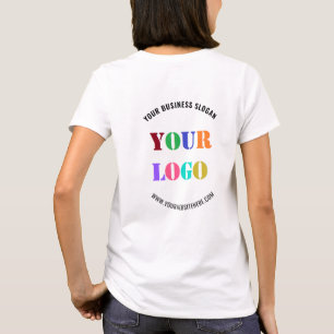 Votre entreprise Logo Texte Entreprise T-Shirt Mod