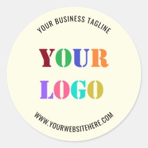 Votre entreprise Logo Texte Stickers Entreprise Mo