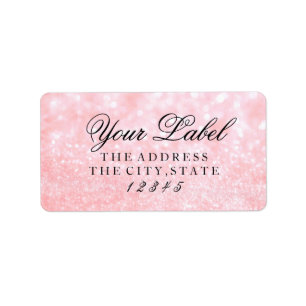 Votre Étiquette Personnalisé - Fab Lit Pink Glit