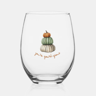 Votre Gourd Geous Citrouille Verre Stack