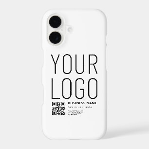 Votre logo avec code QR et texte modifiables