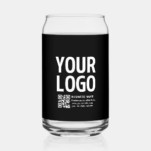 Votre logo avec code QR et texte modifiables