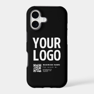 Votre logo avec QR code et texte modifiables