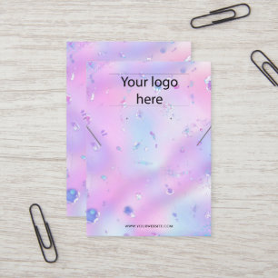 Votre logo bijoux collier d'oreille carte d'affich