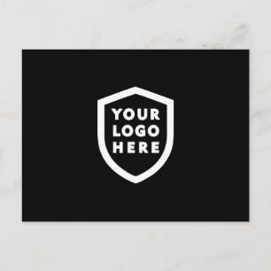 Votre logo   Carte postale moderne d'entreprise