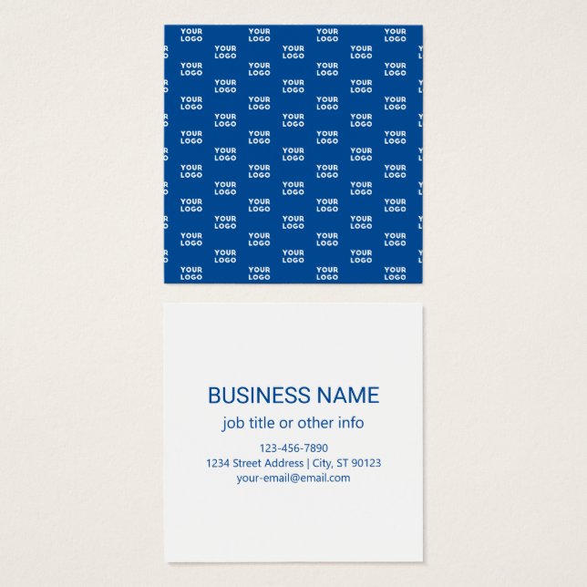 Votre logo de conception ou d'entreprise | Motif b (Devant & derrière)