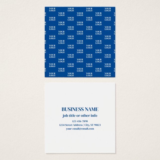 Votre logo de conception ou d'entreprise | Motif b (Devant & derrière)