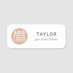 Votre logo d'entreprise Badges employés simples