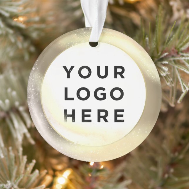 Votre logo d'entreprise Noël personnalisé (Arbre)