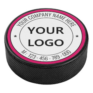 Votre Logo Entreprise Texte Personnalisé Hockey Pu